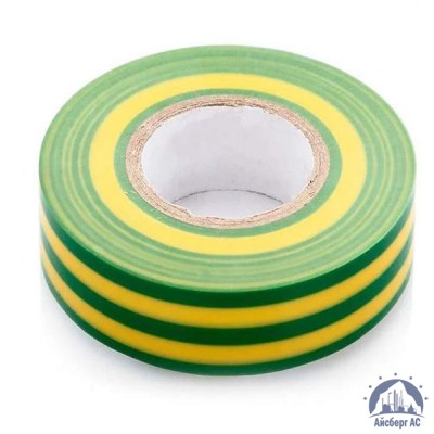 Лента изоляционная ПВХ (Авалон) 15 мм жёлто-зелёная купить во Владимире