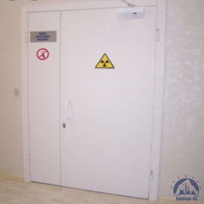 Рентгенозащитная алюминиевая дверь 1070х2080-1 мм купить во Владимире